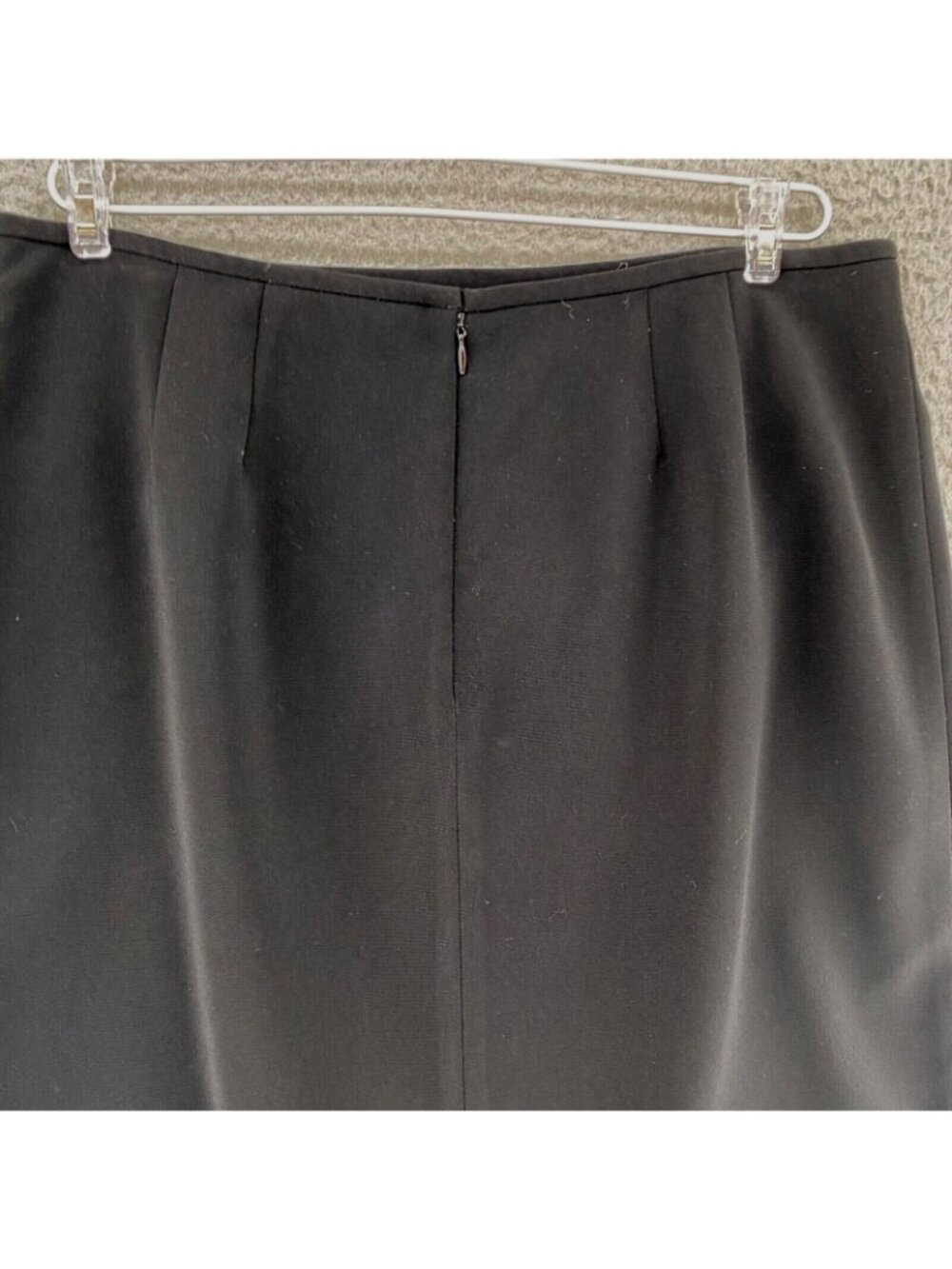 Le Suit Skirt Womens 12 Black Midi Straight Pencil Everyday Office Career Work - Picture 4 of 10